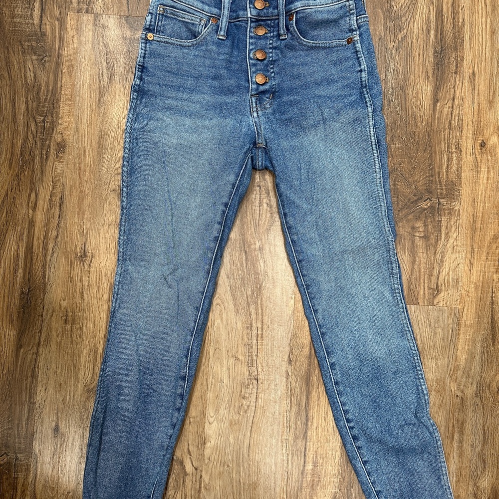 Madewell High Rise Blue Jeans